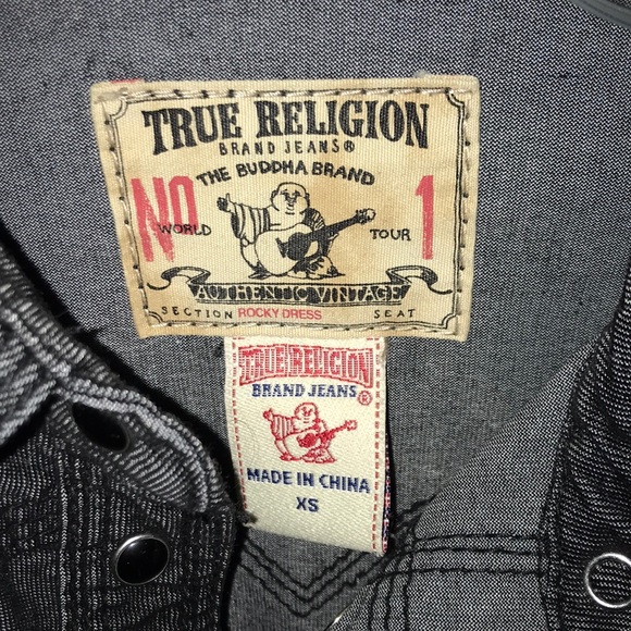 True religion corduroy dress size xs - Picture 2 of 7